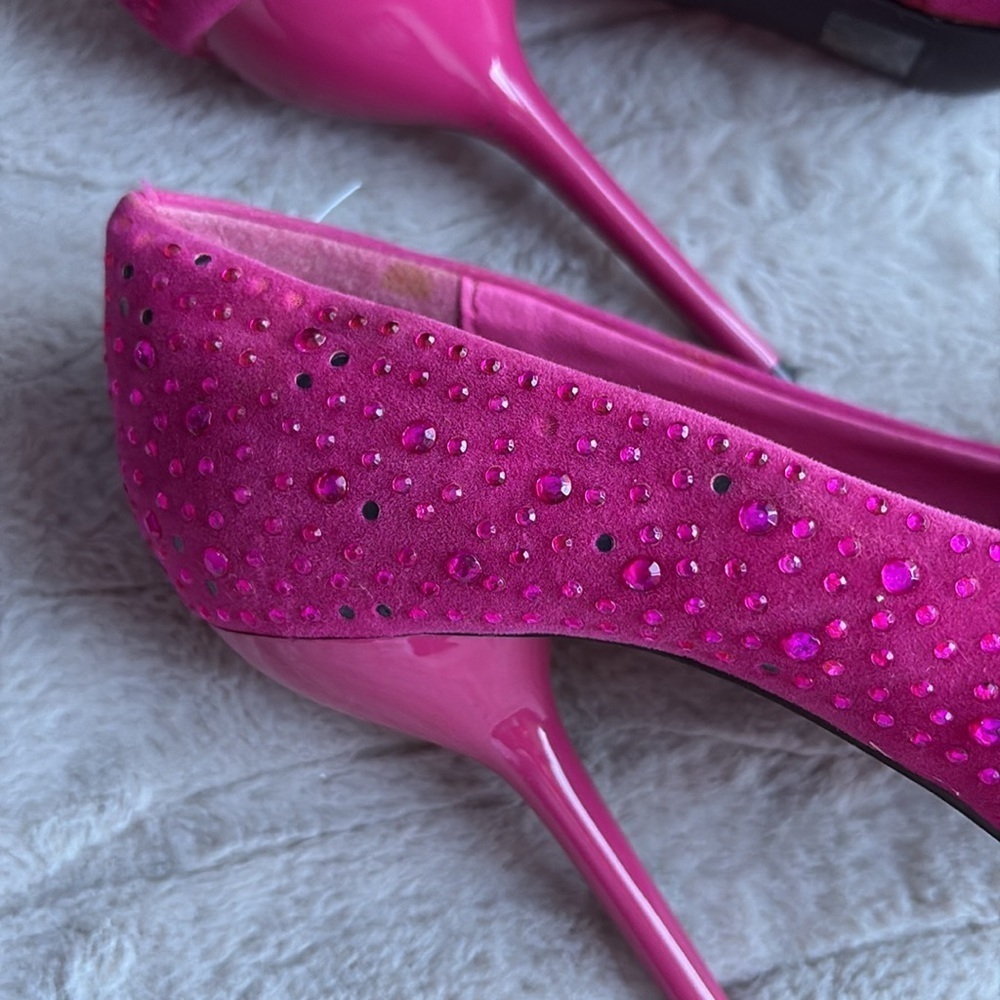 FRH Pink Rhinestone Pumps - Picture 10 of 15